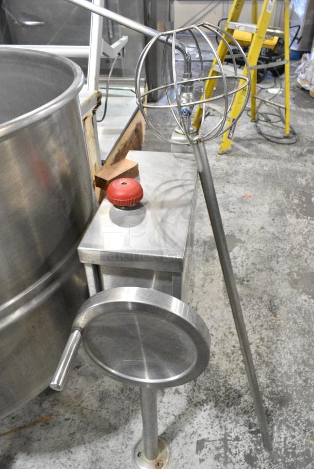 Cleveland KDL-60-T Stainless Steel Commercial Floor Style 60 Gallon Manual Tilt Steam Kettle. - Image 3 of 7