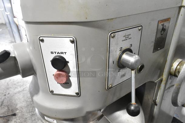 Hobart H 600 Metal Commercial Floor Style 60 Quart Planetary Dough Mixer w/ Stainless Steel Mixing Bowl, Bowl Guard. 460 Volts, 3 Phase. - Image 4 of 11