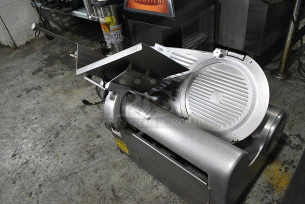 Hobart 1712E Stainless Steel Commercial Countertop Automatic Meat Slicer. 115 Volts, 1 Phase. Cannot Test Due To Missing Power Cord and Power Supply - Image 3 of 10