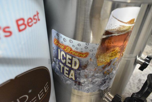 3 Stainless Steel Beverage Holder Dispensers. 3 Times Your Bid! - Image 5 of 5