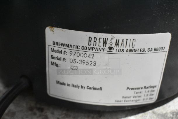 Carimali BrewMatic 9700004 Metal Countertop Espresso Bean Grinder. 115 Volts, 1 Phase. Tested and Working! - Image 5 of 6