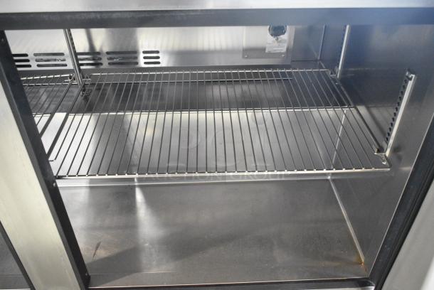 Turbo Air TWR-60SD Stainless Steel Commercial 2 Door Work Top Cooler. 115 Volts, 1 Phase. Tested and Working! - Image 5 of 7