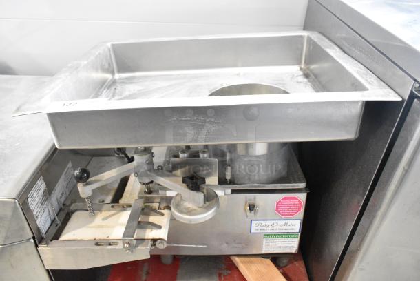 Patty-O-Matic 330A Metal Commercial Countertop Patty Forming Machine. 115 Volts, 1 Phase. Tested and Working! - Image 1 of 8