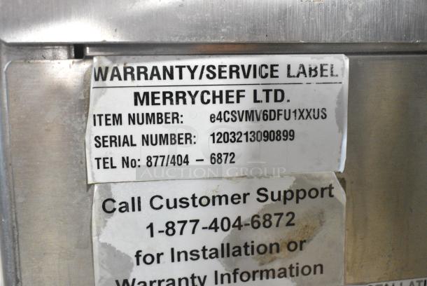 Merrychef Stainless Steel Commercial Countertop Electric Powered Rapid Cook Oven. 208/240 Volts, 1 Phase. - Image 5 of 6