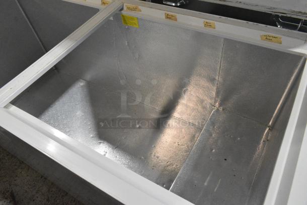 Kratos 69K-751HC Metal Chest Freezer w/ 2 Hinge Lids. 115 Volts, 1 Phase. Tested and Powers On But Does Not Get Cold - Image 6 of 9