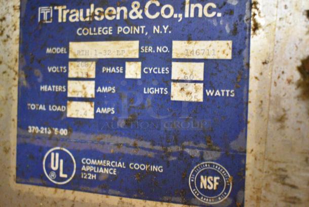 Traulsen RIH 1-32-LP Stainless Steel Commercial Single Door Roll In Rack Cooler. 115/208 Volts, 1 Phase. - Image 6 of 6