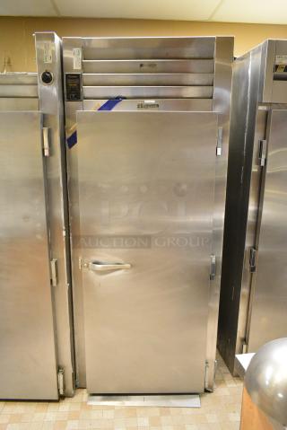 Traulsen RRI 1-32 LPUT Stainless Steel Commercial Single Door Roll In Rack Cooler. 115 Volts, 1 Phase. Cannot Test - Unit Was Previously Hardwired