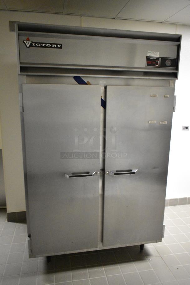 Victory FA-2D-S7 Stainless Steel Commercial 2 Door Reach In Freezer. 115 Volts, 1 Phase. Tested and Working! - Image 7 of 8