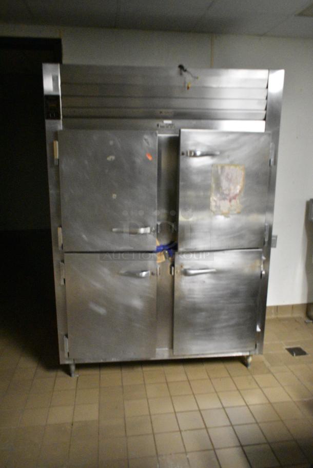 Traulsen RHT 2-32 WUT Stainless Steel Commercial 4 Half Size Door Reach In Cooler. 115 Volts, 1 Phase. Cannot Test - Unit Has Been Previously Hardwired - Image 8 of 9