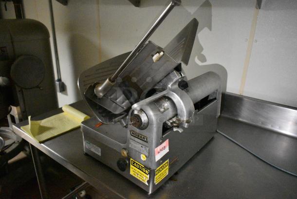 Hobart 1712E Stainless Steel Commercial Countertop Automatic Meat Slicer. 115 Volts, 1 Phase. Cannot Test Due To Missing Power Cord and Power Supply - Image 9 of 10