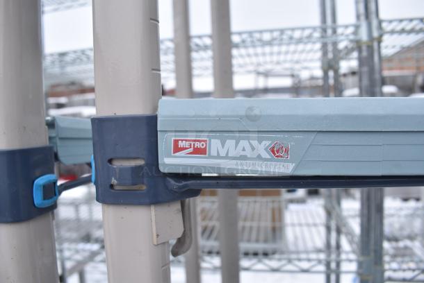 Metro Max 4 Tier Wire Shelving Unit on Commercial Casters. BUYER MUST DISMANTLE. PCI CANNOT DISMANTLE FOR SHIPPING. PLEASE CONSIDER FREIGHT CHARGES. - Image 7 of 7