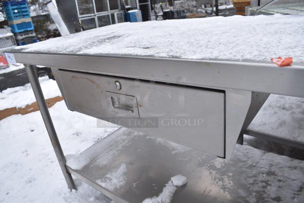 Stainless Steel Table w/ Drawer and Under Shelf. - Image 3 of 5