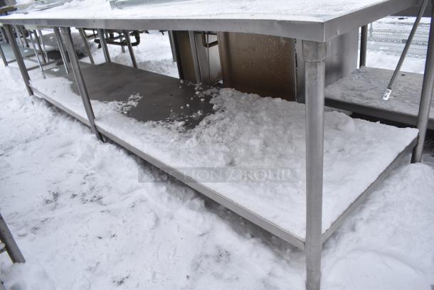 Stainless Steel Table w/ Under Shelf and Contents Including Wire Shelves - Image 3 of 6