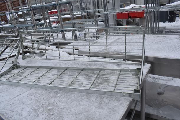 Stainless Steel Table w/ Under Shelf and Contents Including Wire Shelves - Image 4 of 6