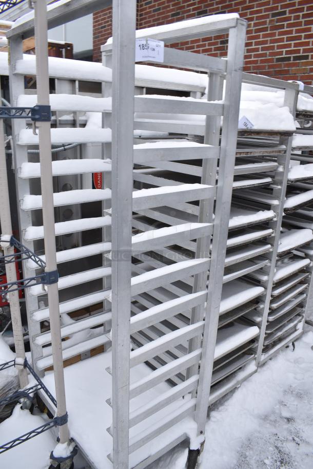 Metal Pan Transport Rack on Commercial Casters - Image 1 of 4