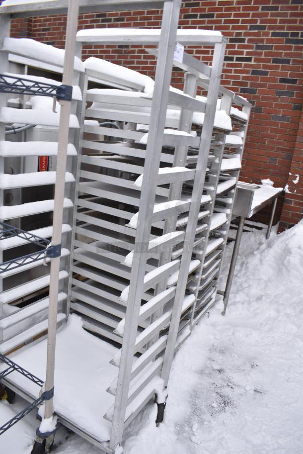 Metal Pan Transport Rack on Commercial Casters - Image 3 of 4