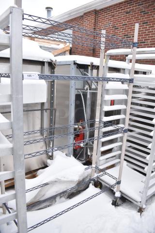 Metro Max 4 Tier Shelving Unit Frame on Commercial Casters. BUYER MUST DISMANTLE. PCI CANNOT DISMANTLE FOR SHIPPING. PLEASE CONSIDER FREIGHT CHARGES.