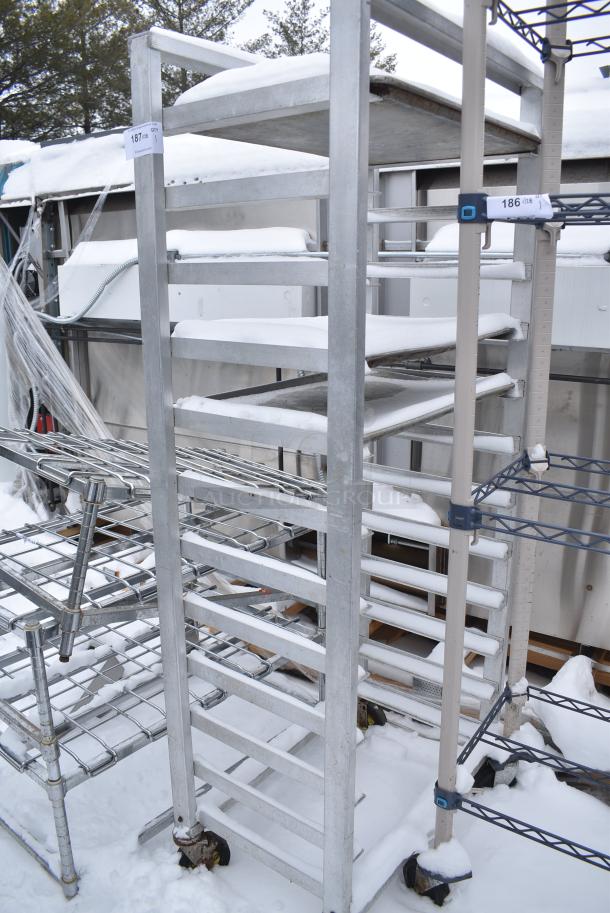 Metal Pan Transport Rack on Commercial Casters. - Image 1 of 3
