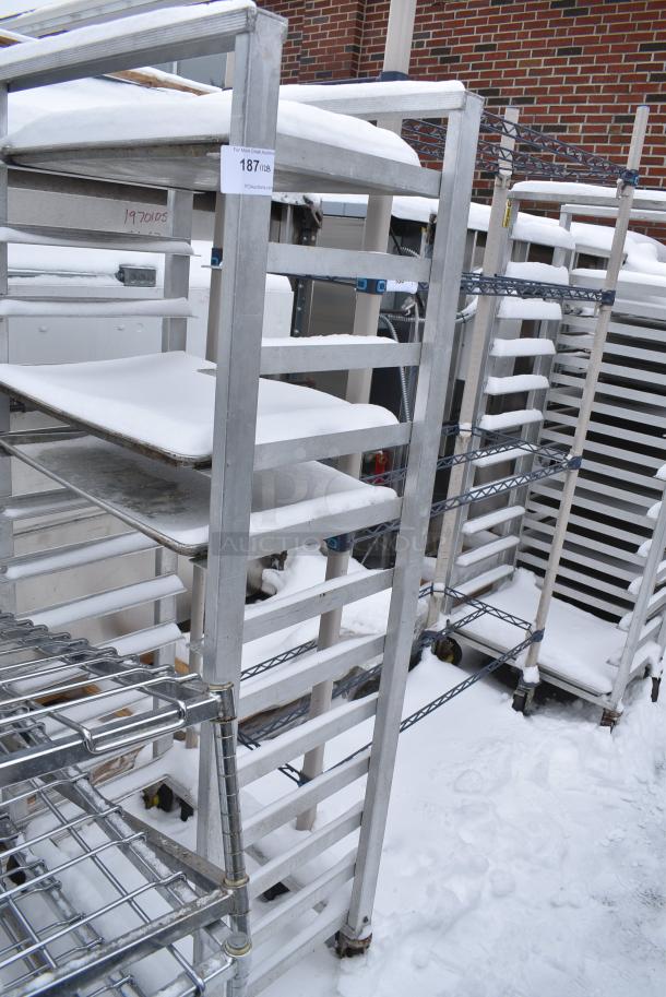 Metal Pan Transport Rack on Commercial Casters. - Image 3 of 3