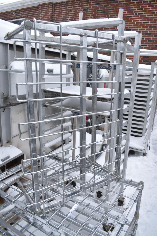 3 Chrome Finish Wire Dunnage Racks. 3 Times Your Bid! - Image 2 of 3