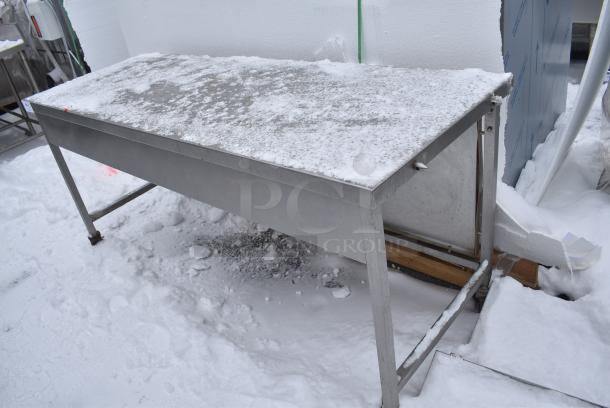 Stainless Steel Table on Commercial Casters. - Image 2 of 4