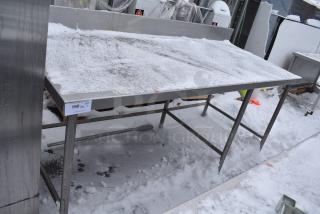 Stainless Steel Table w/ Back Splash