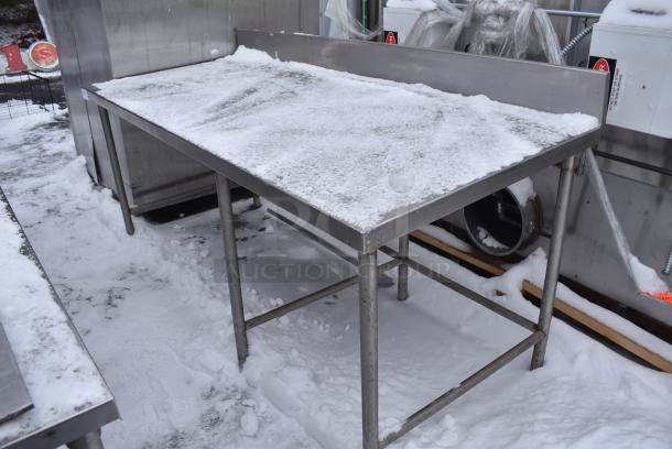 Stainless Steel Table w/ Back Splash - Image 2 of 3