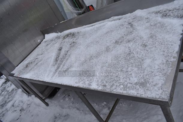 Stainless Steel Table w/ Back Splash - Image 3 of 3
