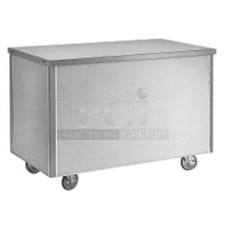 BRAND NEW IN CRATE! Randell 9717697 Stainless Steel Utility Stand. Stock Picture Used, Does Not Come on Commercial Casters.
