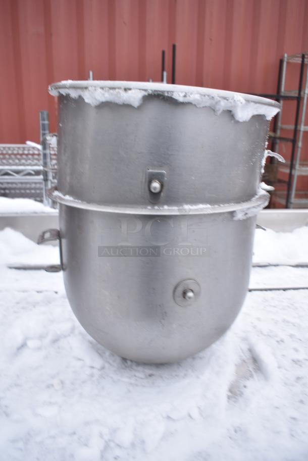 2 Stainless Steel Commercial Mixing Bowls. Bowls are Stuck Together. 2 Times Your Bid! - Image 2 of 4