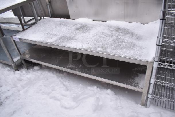 Stainless Steel Equipment Stand w/ Under Shelf. - Image 2 of 4