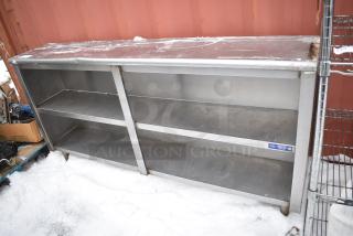 Stainless Steel Table w/ 2 Under Shelves