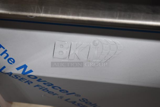 BRAND NEW SCRATCH AND DENT! 2016 BKI HSS4-2TSQ Stainless Steel Commercial Floor Style 2 Tier Warming Display Case Merchandiser. 230 Volts, 1 Phase. - Image 4 of 5