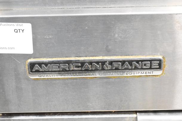 American Range AF-35/50 Stainless Steel Commercial Floor Style Natural Gas Powered Deep Fat Fryer w/ 2 Metal Fry Baskets. 40,000 BTU. - Image 2 of 6