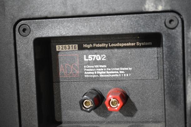 2 ADS L570/2 8 Ohm Speaker. 2 Times Your Bid! - Image 5 of 5