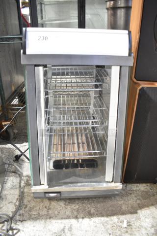 Winco HDM-13 Metal Countertop Heated Display Merchandiser. 110-120 Volts, 1 Phase. Tested and Working!