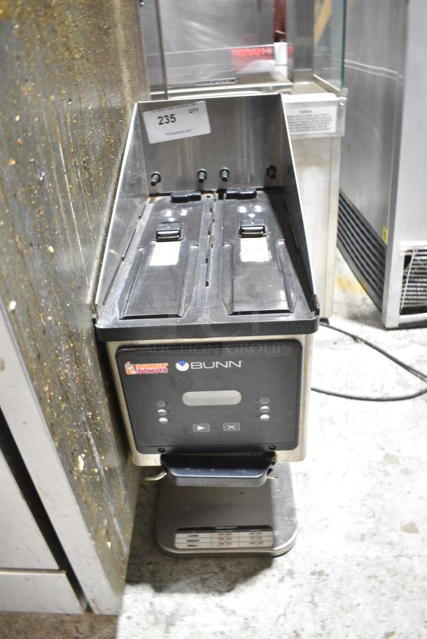 2019 Bunn MHG Stainless Steel Countertop Coffee Bean Grinder Base. 120 Volts, 1 Phase. Tested and Powers On But Parts Do Not Move - Image 2 of 7