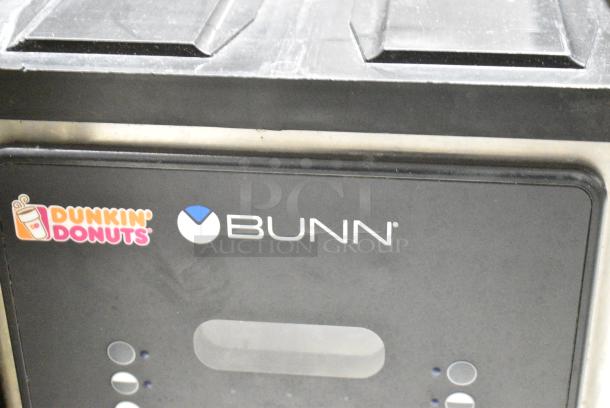 2019 Bunn MHG Stainless Steel Countertop Coffee Bean Grinder Base. 120 Volts, 1 Phase. Tested and Powers On But Parts Do Not Move - Image 3 of 7