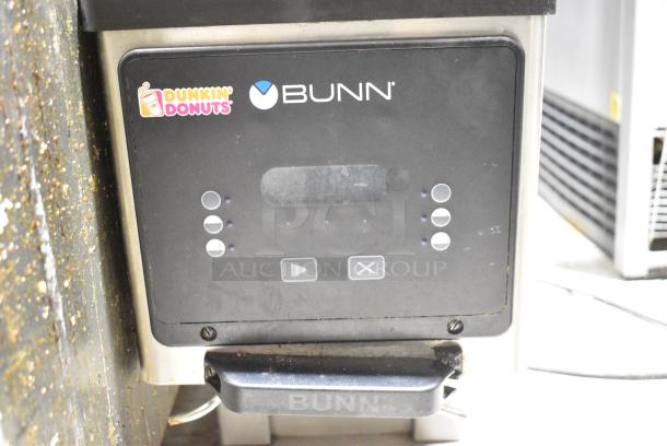2019 Bunn MHG Stainless Steel Countertop Coffee Bean Grinder Base. 120 Volts, 1 Phase. Tested and Powers On But Parts Do Not Move - Image 4 of 7