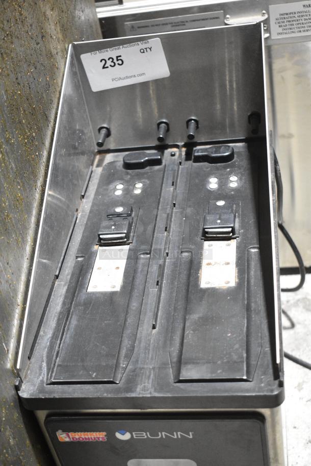 2019 Bunn MHG Stainless Steel Countertop Coffee Bean Grinder Base. 120 Volts, 1 Phase. Tested and Powers On But Parts Do Not Move - Image 5 of 7