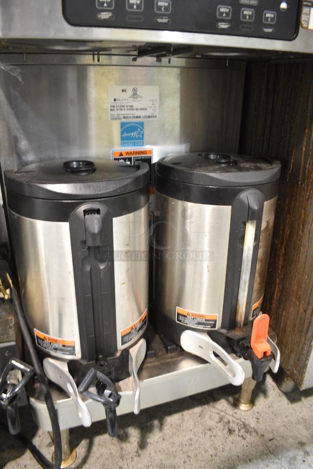 2020 Bunn ICB TWIN SH Stainless Steel Commercial Countertop Dual Coffee Machine w/ 2 Satellite Servers. 120/208 Volts, 1 Phase. - Image 4 of 11