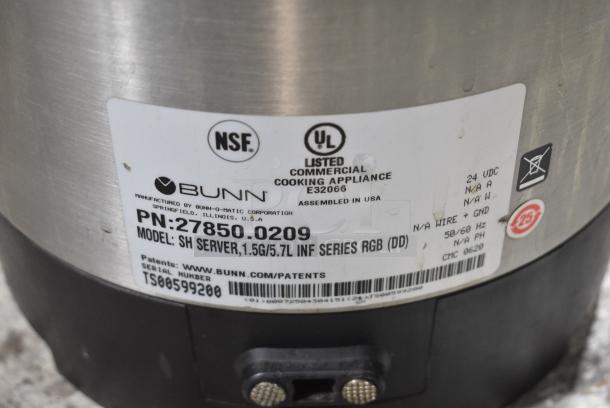 2020 Bunn ICB TWIN SH Stainless Steel Commercial Countertop Dual Coffee Machine w/ 2 Satellite Servers. 120/208 Volts, 1 Phase. - Image 8 of 11