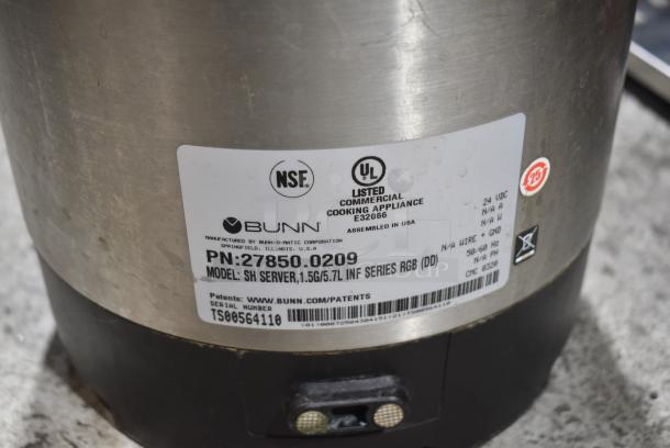 2020 Bunn ICB SH Stainless Steel Commercial Countertop Dual Coffee Machine w/ Satellite Server. 120/208 Volts, 1 Phase. - Image 5 of 7