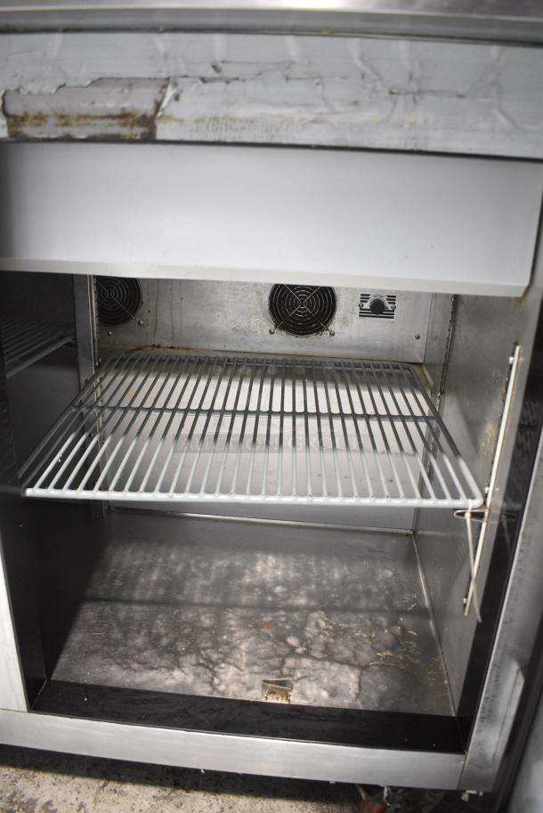 2016 Leader ESLM48S/C Stainless Steel Commercial Sandwich Salad Prep Table Bain Marie Mega Top on Commercial Casters. 115 Volts, 1 Phase. Tested and Working! - Image 6 of 8