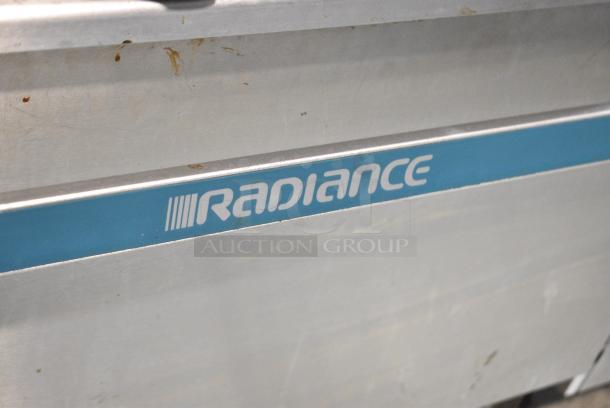 Radiance Stainless Steel Commercial Natural Gas Powered 6 Burner Range w/ Oven, Over Shelf and Back Splash on Commercial Casters. - Image 2 of 8
