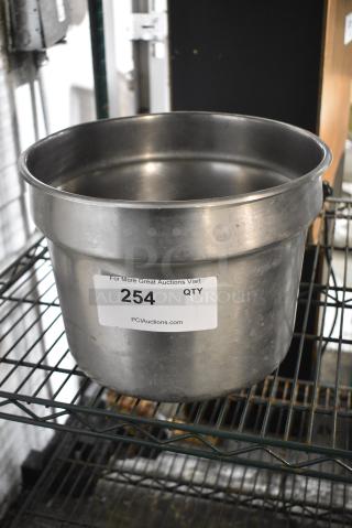Stainless Steel Cylindrical Bin