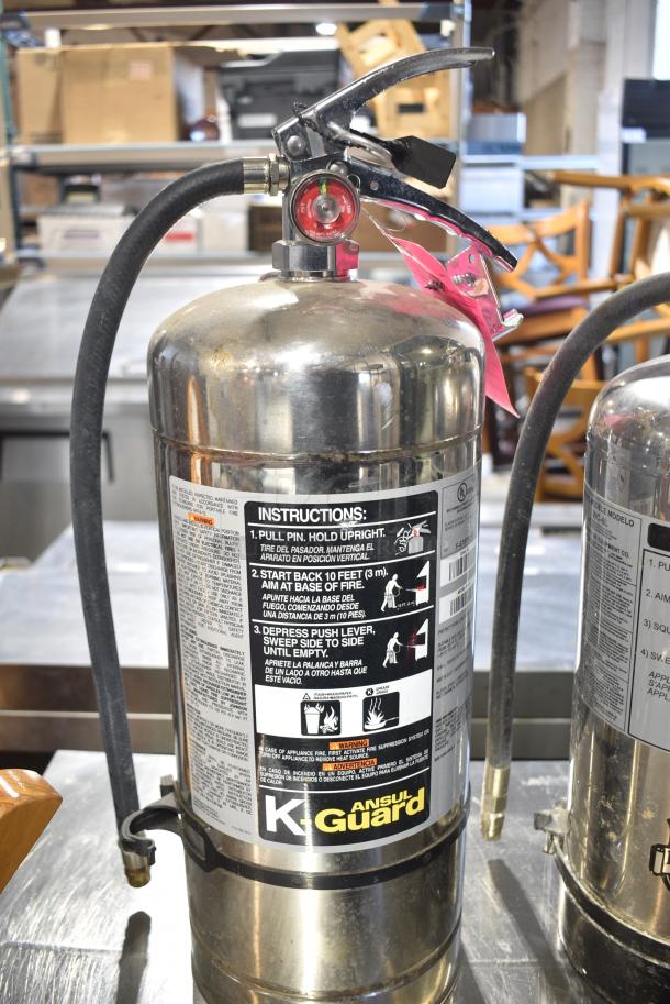 2 Wet Chemical Fire Extinguishers. 2 Times Your Bid! Buyer Must Pick Up - We Will Not Ship This Item. - Image 5 of 6