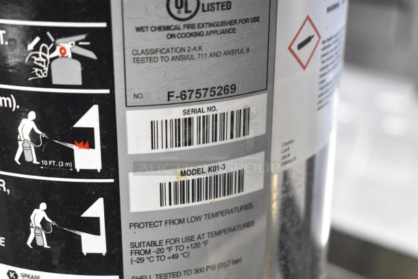 2 Wet Chemical Fire Extinguishers. 2 Times Your Bid! Buyer Must Pick Up - We Will Not Ship This Item. - Image 6 of 6