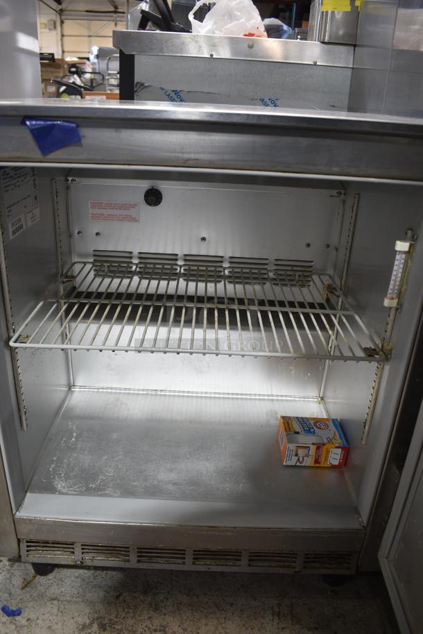 Beverage Air UCR27 Stainless Steel Commercial Single Door Undercounter Cooler. 115 Volts, 1 Phase. Tested and Working! - Image 3 of 5