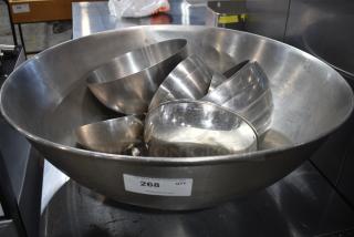 10 Various Metal Bowls. 10 Times Your Bid!